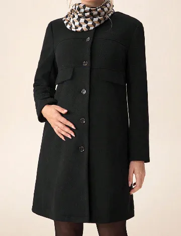 Palton SHEIN Maternity, negru