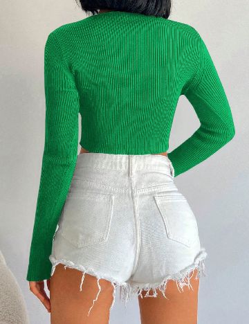 Top SHEIN, verde