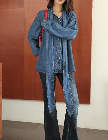 Camasa SHEIN, albastru