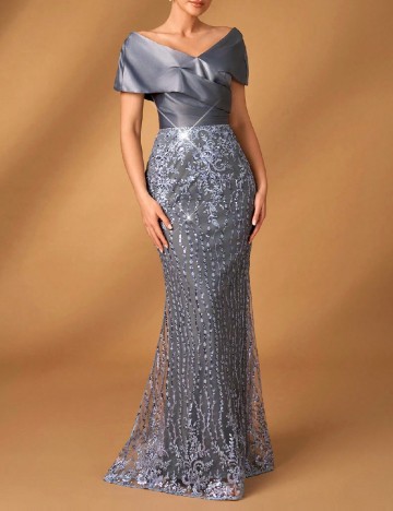 Rochie lunga SHEIN, gri