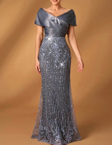 Rochie lunga SHEIN, gri