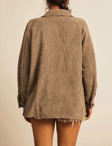 Camasa SHEIN CURVE, maro