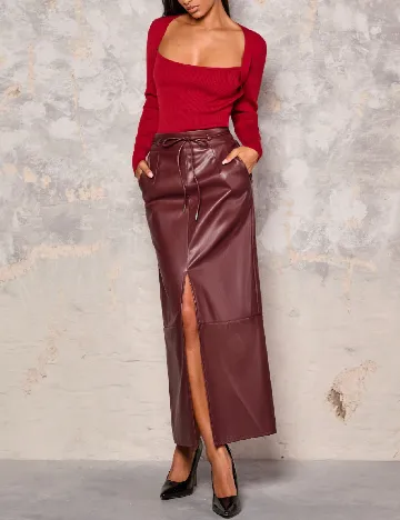 Fusta SHEIN, visiniu