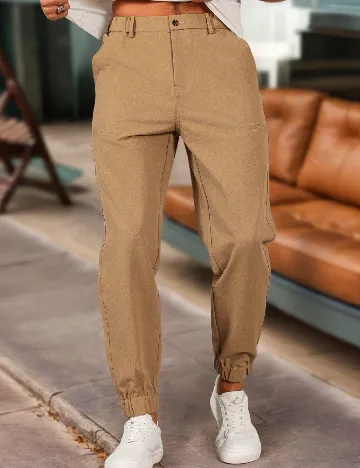 Pantaloni SHEIN, maro