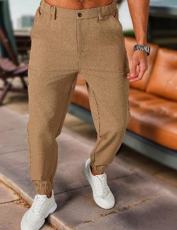 Pantaloni SHEIN, maro