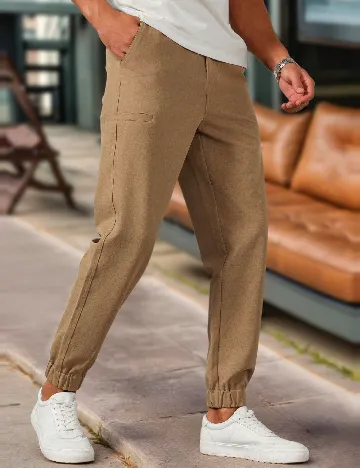 Pantaloni SHEIN, maro