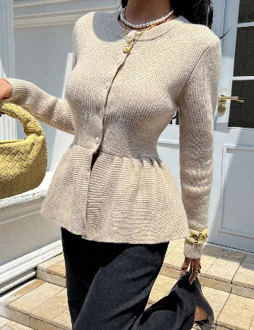 Cardigan SHEIN, crem