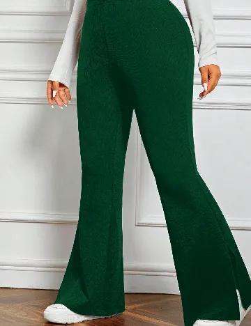 Pantaloni SHEIN CURVE, verde