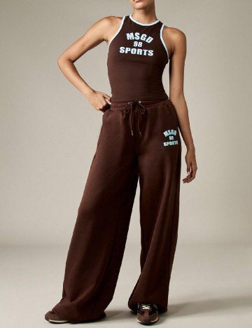 Pantaloni Missguided, maro