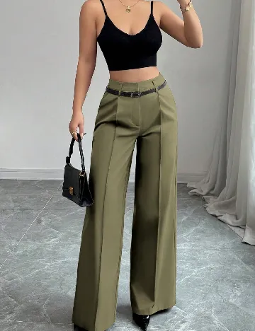 Pantaloni SHEIN, verde
