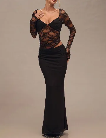 Rochie lunga SHEIN, negru