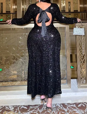 Rochie lunga SHEIN CURVE, negru