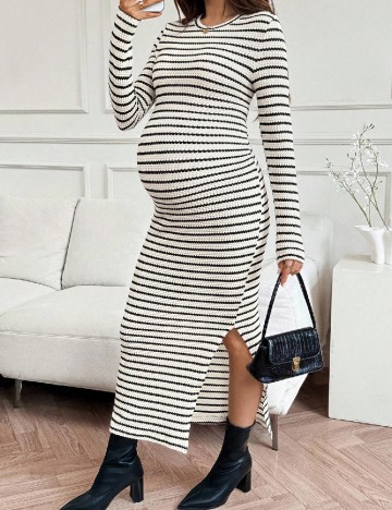 Rochie medie SHEIN Maternity, mix culori
