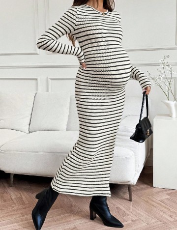 Rochie medie SHEIN Maternity, mix culori