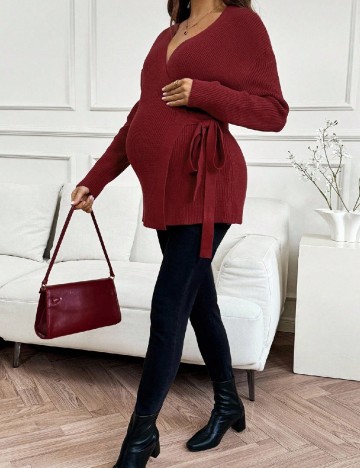 Cardigan SHEIN Maternity, visiniu