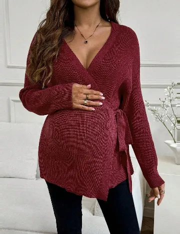Cardigan SHEIN Maternity, visiniu