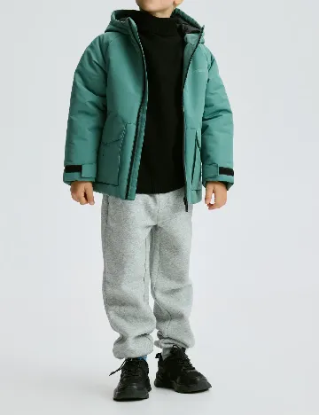 Geaca impermeabila Reserved, turcoaz