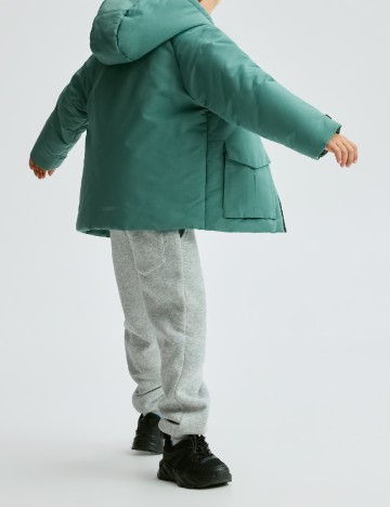 Geaca impermeabila Reserved, turcoaz