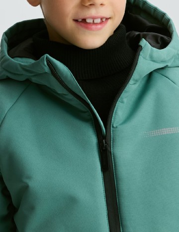 Geaca impermeabila Reserved, turcoaz