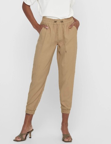 Pantaloni Only, crem, 38