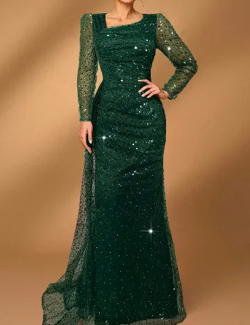 Rochie lunga SHEIN, verde