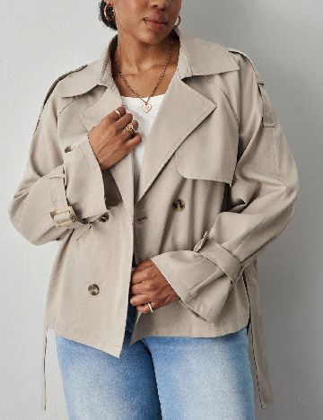 Jacheta SHEIN CURVE, gri