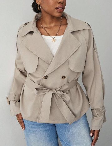 Jacheta SHEIN CURVE, gri