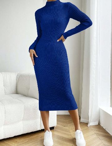 Rochie medie SHEIN, albastru