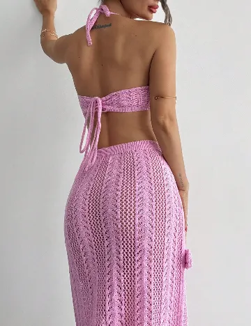 Compleu De Plaja SHEIN, roz