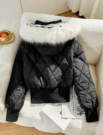 Geaca Shein Kids, negru