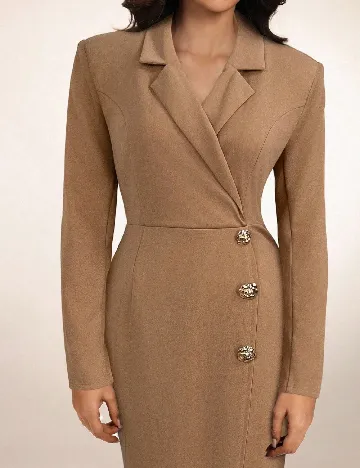 Rochie lunga SHEIN, maro