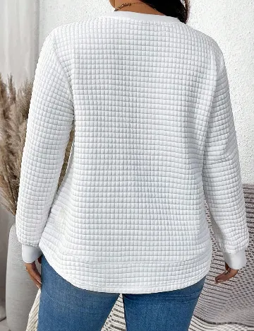 Bluza Emery Rose Curve, alb