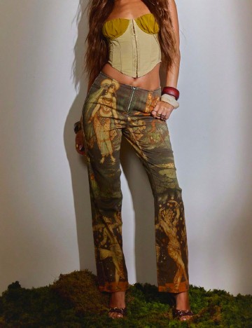 Pantaloni Musera, mix culori