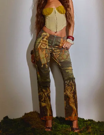 Pantaloni Musera, mix culori