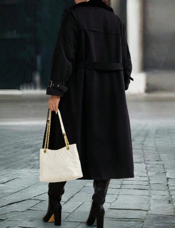 Palton Emery Rose Curve, negru