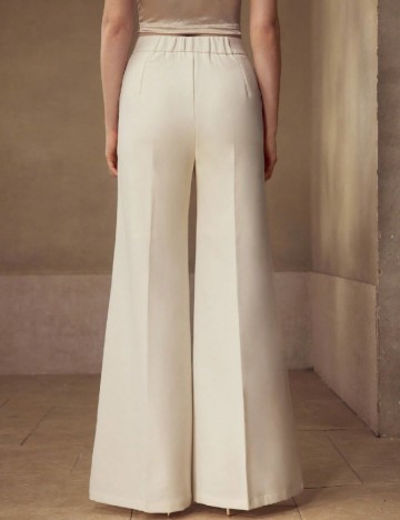 Pantaloni MOTF, ecru