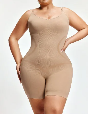 Salopeta modelatoare SHEIN CURVE, maro