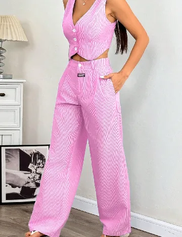 Compleu SHEIN CURVE, roz