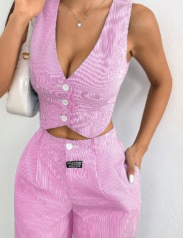 Compleu SHEIN CURVE, roz