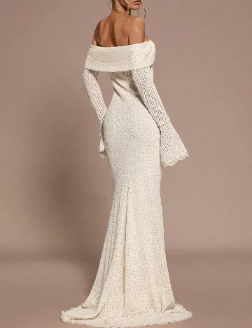 Rochie lunga SHEIN, ecru