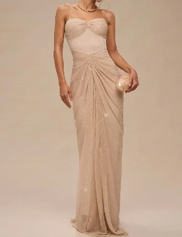 Rochie lunga SHEIN, crem