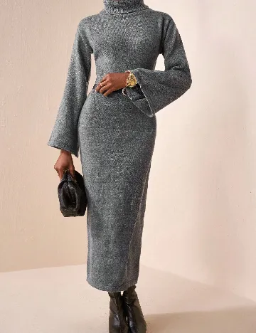 Rochie medie SHEIN, gri