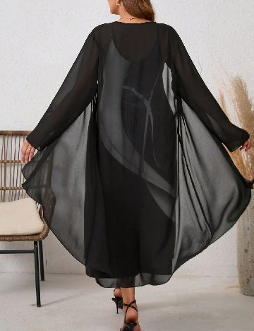 Set Rochie si Cardigan Emery Rose Curve, negru