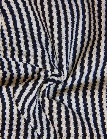 Bluza SHEIN CURVE, crem/negru