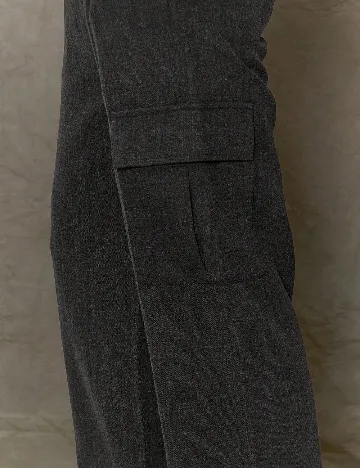 Pantaloni SHEIN, gri inchis