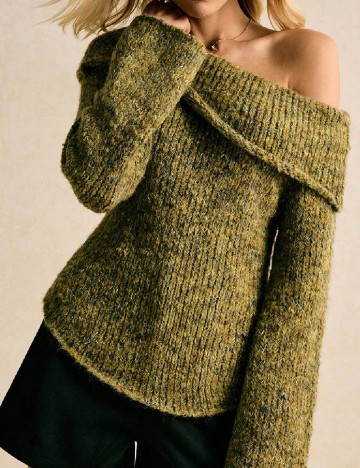 Pulover SHEIN, verde