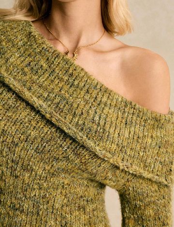 Pulover SHEIN, verde