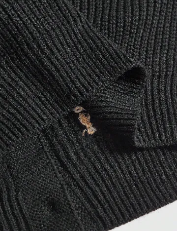 Cardigan Romwe, negru