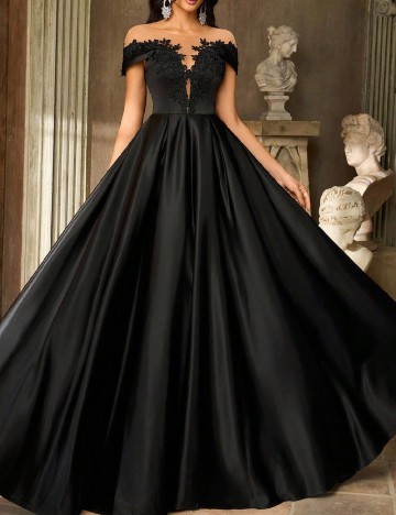 Rochie lunga SHEIN, negru