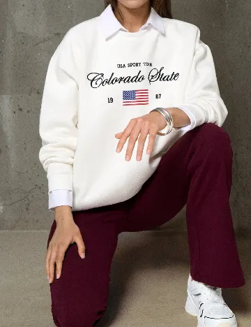 Pantaloni Sinsay, visiniu